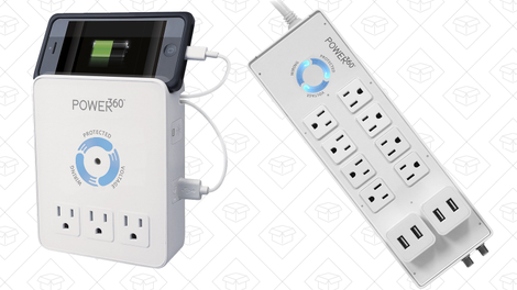 Panamax Power 360 6-Outlet Wall Tap Charging Station | $20 | Best BuyPanamax Power 360 8-Outlet Power Strip | $40 | Best Buy